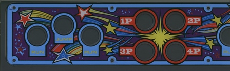 Zaccaria Hyper Olympic control panel overlay, left